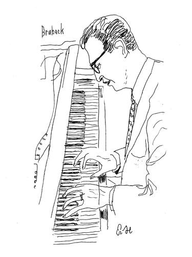 Print of Figurative Music Drawings by Eric Hanson