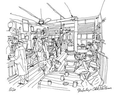 Print of Interiors Drawings by Eric Hanson