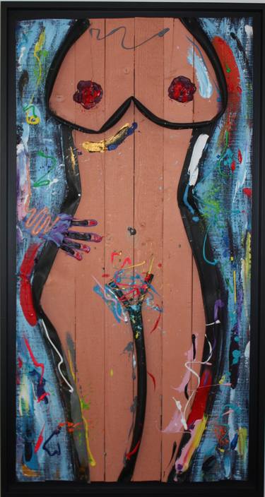 Original Nude Painting by Jigal Schrijver