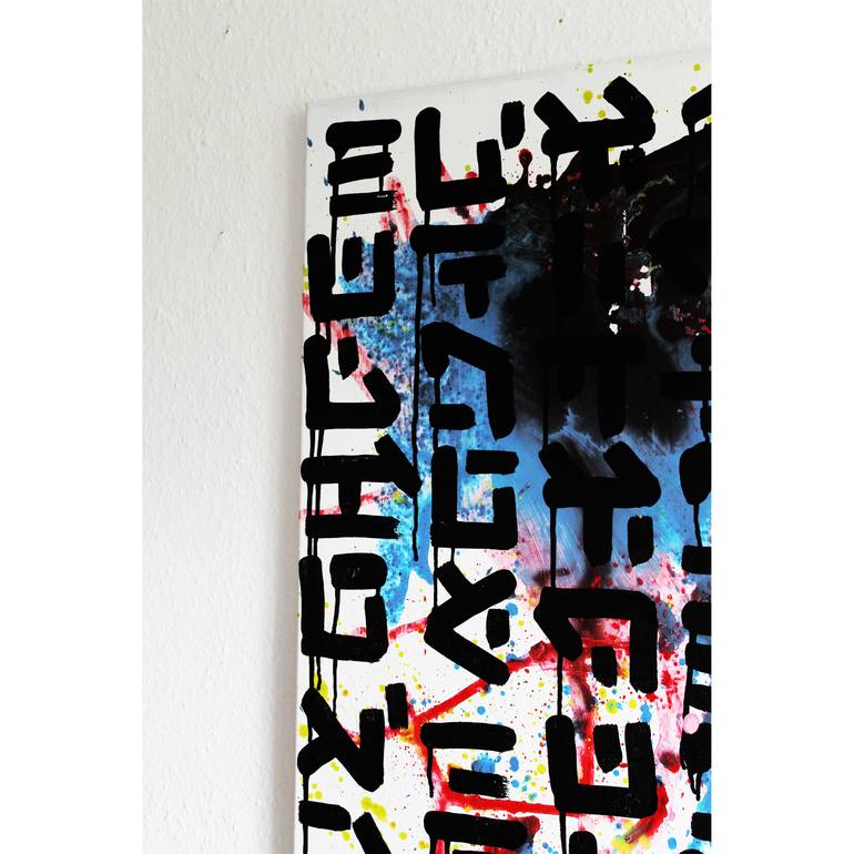Original Abstract Painting by Skeulpt Marco Locatelli