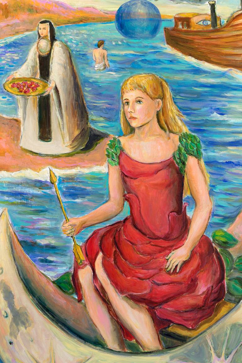 Original Surrealism Culture Painting by Yurihito Otsuki