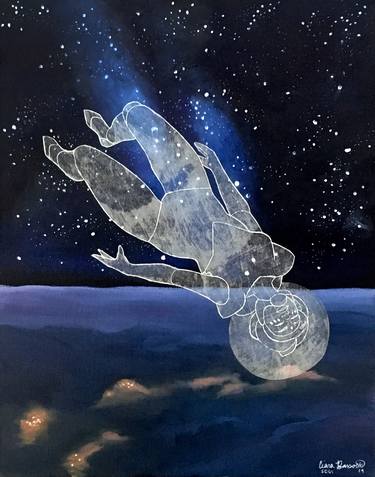 Print of Figurative Outer Space Paintings by Ciara Barsotti