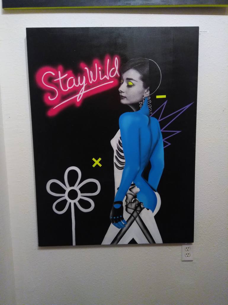 Original Dada Pop Culture/Celebrity Painting by Dead Punk