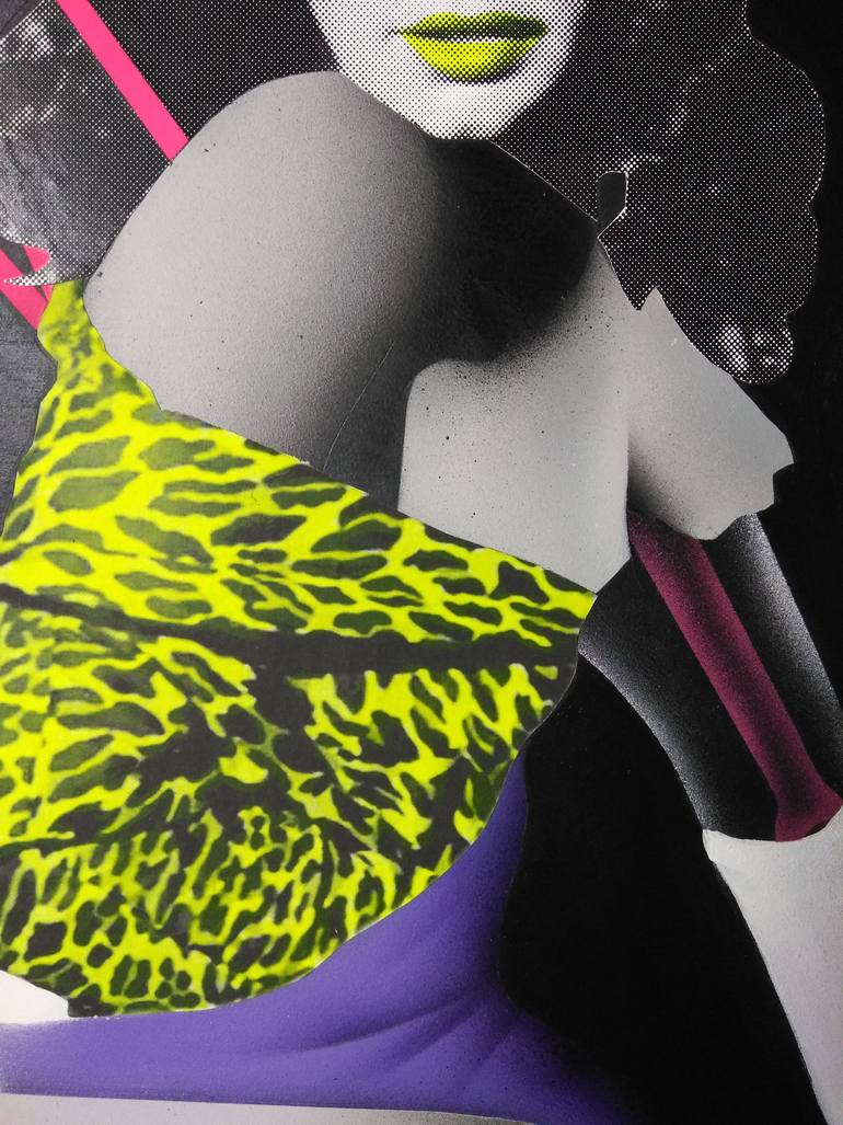 Original Dada Pop Culture/Celebrity Painting by Dead Punk