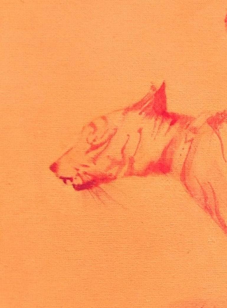 Original Contemporary Animal Painting by Gerard Tunney