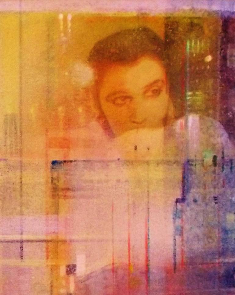 Original Abstract Pop Culture/Celebrity Painting by Gerard Tunney