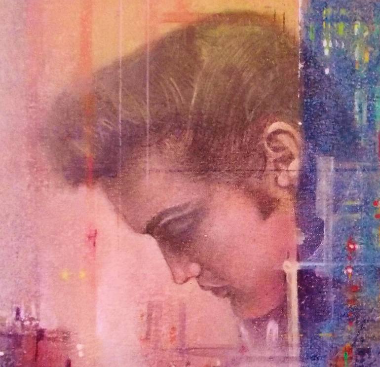 Original Abstract Pop Culture/Celebrity Painting by Gerard Tunney