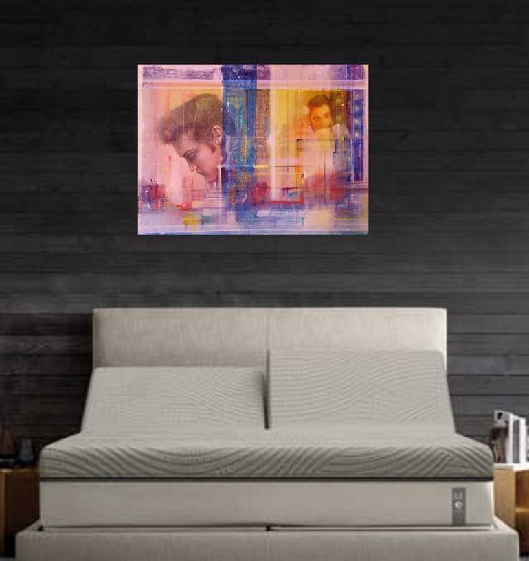 Original Abstract Pop Culture/Celebrity Painting by Gerard Tunney