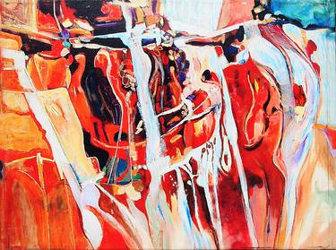 Original Abstract Expressionism Abstract Paintings by Roderick McLaverty