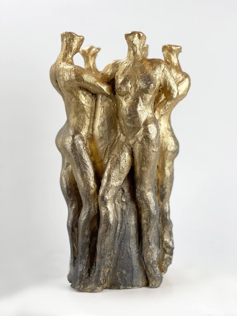Original Abstract Nude Sculpture by Thomas Welti