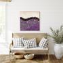 Simply Plum looks great as a print and brings a modern organic feel to any space..