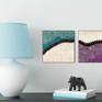 Simply Plum pairs nicely with Simply Blue to bring a modern organic feel into any space.