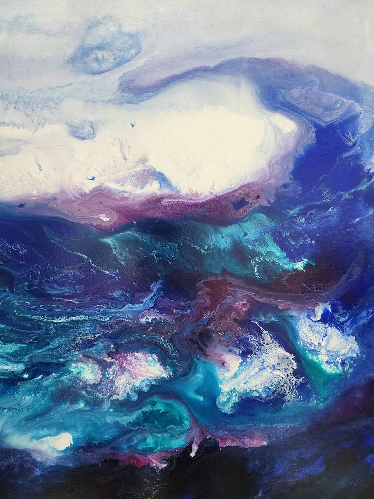 Original Abstract Expressionism Abstract Painting by J Y