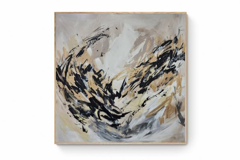 Original Abstract Expressionism Abstract Painting by Zoe Wu