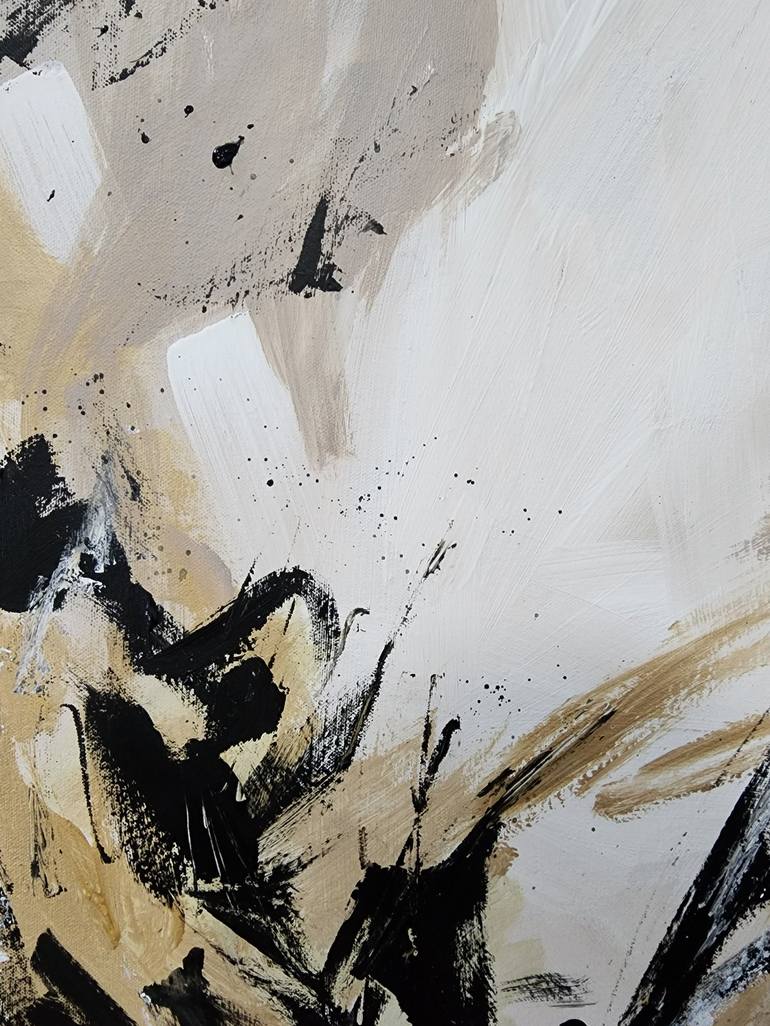 Original Abstract Expressionism Abstract Painting by Zoe Wu