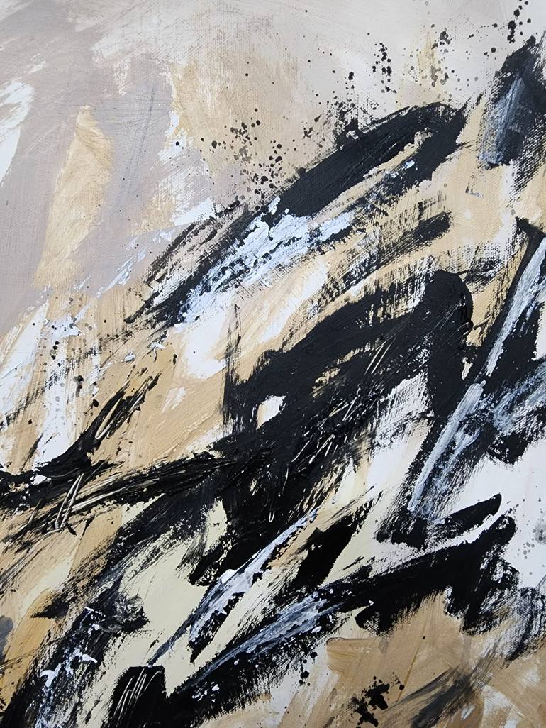 Original Abstract Expressionism Abstract Painting by Zoe Wu