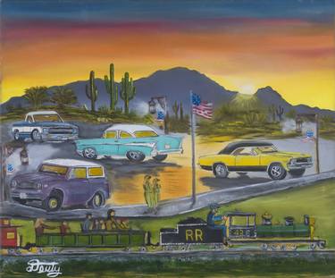 Original Realism Automobile Paintings by Scott Deuty