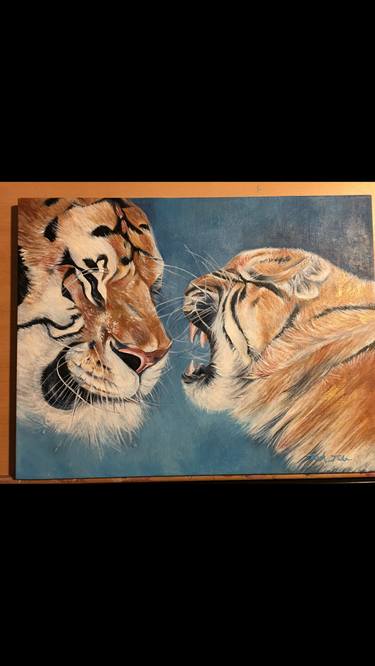 Original Figurative Animal Painting by Trish Jahr